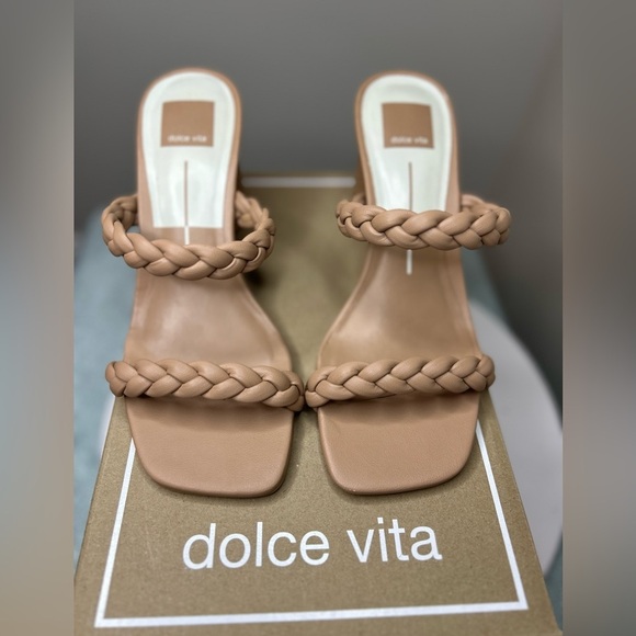 Dolce Vita Nairi Braided Strappy Sandal with Heel - Picture 8 of 10